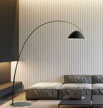 Load image into Gallery viewer, Moly Curved lamp with a metal base