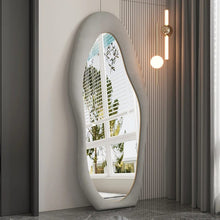 Load image into Gallery viewer, Cave door mirror luxury fabric frame
