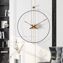 Load image into Gallery viewer, Modern wall clock metal skewers