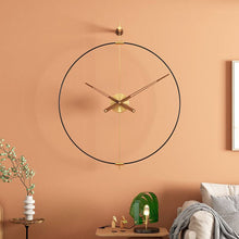 Load image into Gallery viewer, Modern wall clock metal skewers
