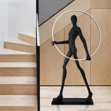 Load image into Gallery viewer, Bright circle MAN floor lamp