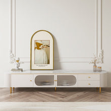 Load image into Gallery viewer, MARBLE TV TABLE 982 (Glass doors)