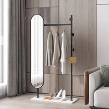 Load image into Gallery viewer, Moki mirrors with clothes stand (Black, gold)