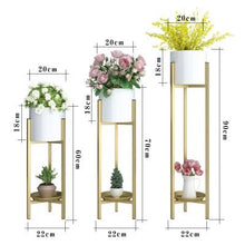 Load image into Gallery viewer, Plant pot set without flowers 3 pcs