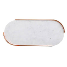 Load image into Gallery viewer, Oval marble tray