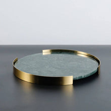 Load image into Gallery viewer, Round Marble Tray
