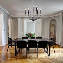 Load image into Gallery viewer, Matty black chandelier