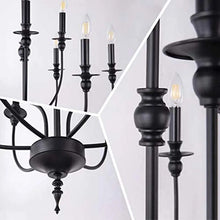 Load image into Gallery viewer, Matty black chandelier