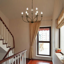 Load image into Gallery viewer, Matty black chandelier