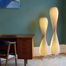 Load image into Gallery viewer, Wood Paper floor lamp