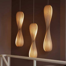 Load image into Gallery viewer, Wood Paper Chandelier