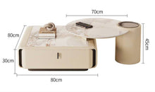 Load image into Gallery viewer, Soba wood luxury center table set