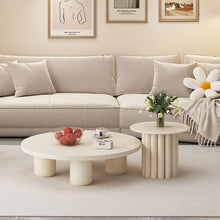 Load image into Gallery viewer, Simple design wood coffee table set