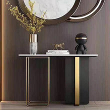 Load image into Gallery viewer, AXEL High quality metal and marble console table
