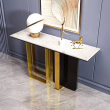 Load image into Gallery viewer, AXEL High quality metal and marble console table
