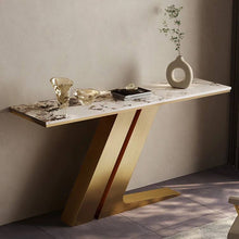 Load image into Gallery viewer, High quality metal and marble console table model Z
