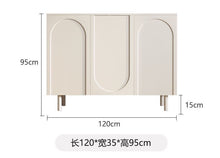 Load image into Gallery viewer, Wooden console 3 doors reverse