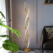Load image into Gallery viewer, Unique spiral floor lamp (Two colors)