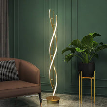 Load image into Gallery viewer, Unique spiral floor lamp (Two colors)