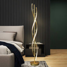 Load image into Gallery viewer, Unique spiral floor lamp (Two colors)