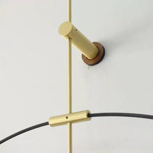 Load image into Gallery viewer, Modern wall clock metal skewers