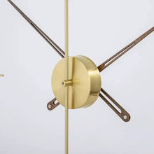 Load image into Gallery viewer, Modern wall clock metal skewers