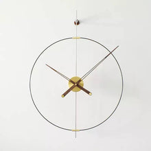 Load image into Gallery viewer, Modern wall clock metal skewers