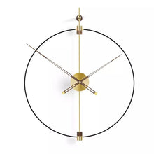 Load image into Gallery viewer, Modern wall clock metal skewers
