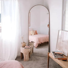 Load image into Gallery viewer, ARCH MIRROR WITH GOLD ALUMINUM FRAME 180X70 CM