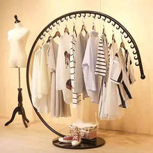 Load image into Gallery viewer, Black Half Moon Clothes Hanger
