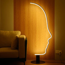 Load image into Gallery viewer, face shape floor lamp
