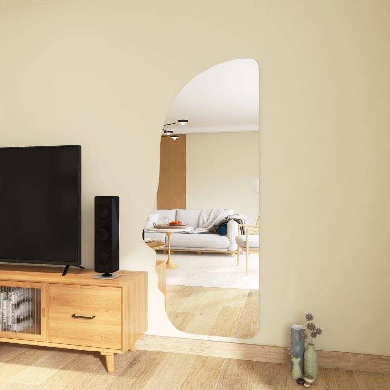 Face mirror Frameless (with stand)