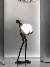 Load image into Gallery viewer, Strong MAN holds balls floor lamp
