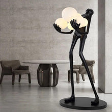 Load image into Gallery viewer, Strong MAN holds balls floor lamp
