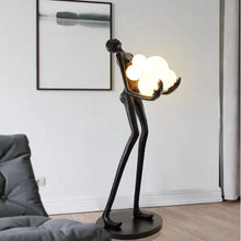 Load image into Gallery viewer, Strong MAN holds balls floor lamp
