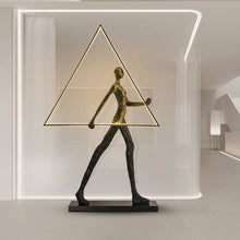 Load image into Gallery viewer, Triangle MAN floor lamp
