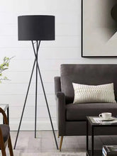 Load image into Gallery viewer, Cowl floor lamp (black)
