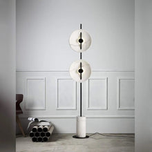 Load image into Gallery viewer, Kony led floor lamp marble base
