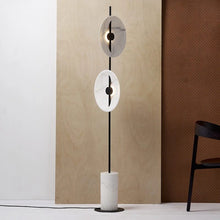 Load image into Gallery viewer, Kony led floor lamp marble base
