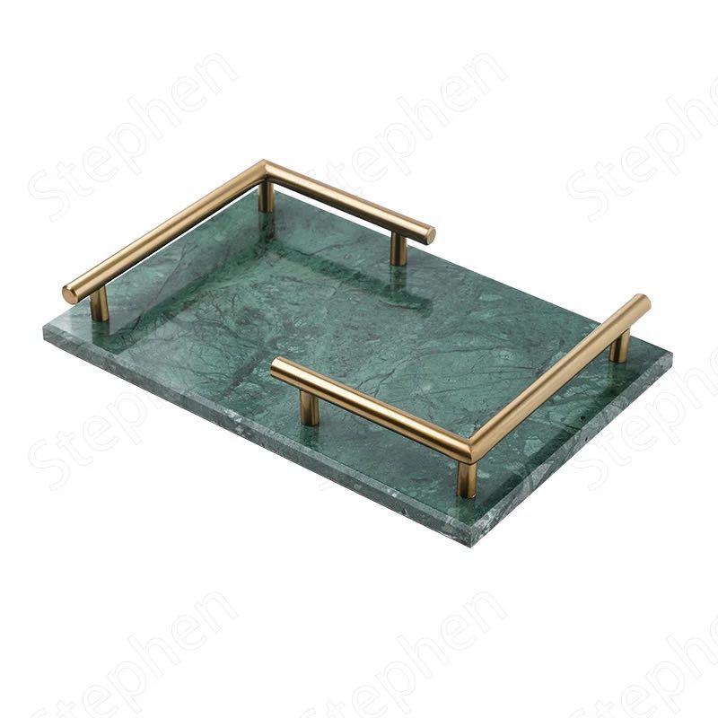 Marble rectangle tray