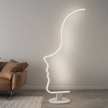 Load image into Gallery viewer, face shape floor lamp
