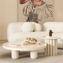 Load image into Gallery viewer, Simple design wood coffee table set
