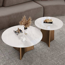 Load image into Gallery viewer, Malva coffee table set marble top
