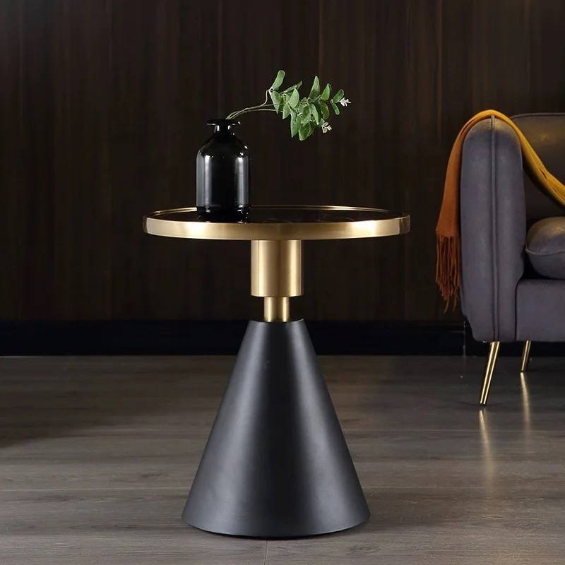 cone metal side table 