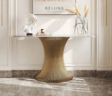 Load image into Gallery viewer, ENZO High quality metal and marble console table
