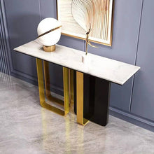 Load image into Gallery viewer, AXEL High quality metal and marble console table
