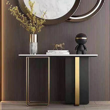 Load image into Gallery viewer, AXEL High quality metal and marble console table
