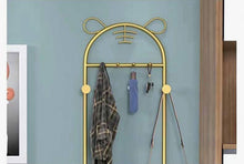 Load image into Gallery viewer, Cute teddy bear shaped shoe rack with clothes hanger in TWO colors
