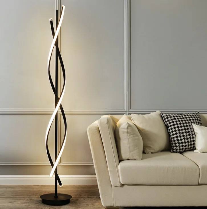 Unique spiral floor lamp (Two colors)