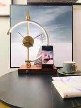 Load image into Gallery viewer, Clock Lamp With Wireless Charger
